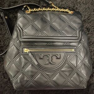 Tory Burch Black Backpack